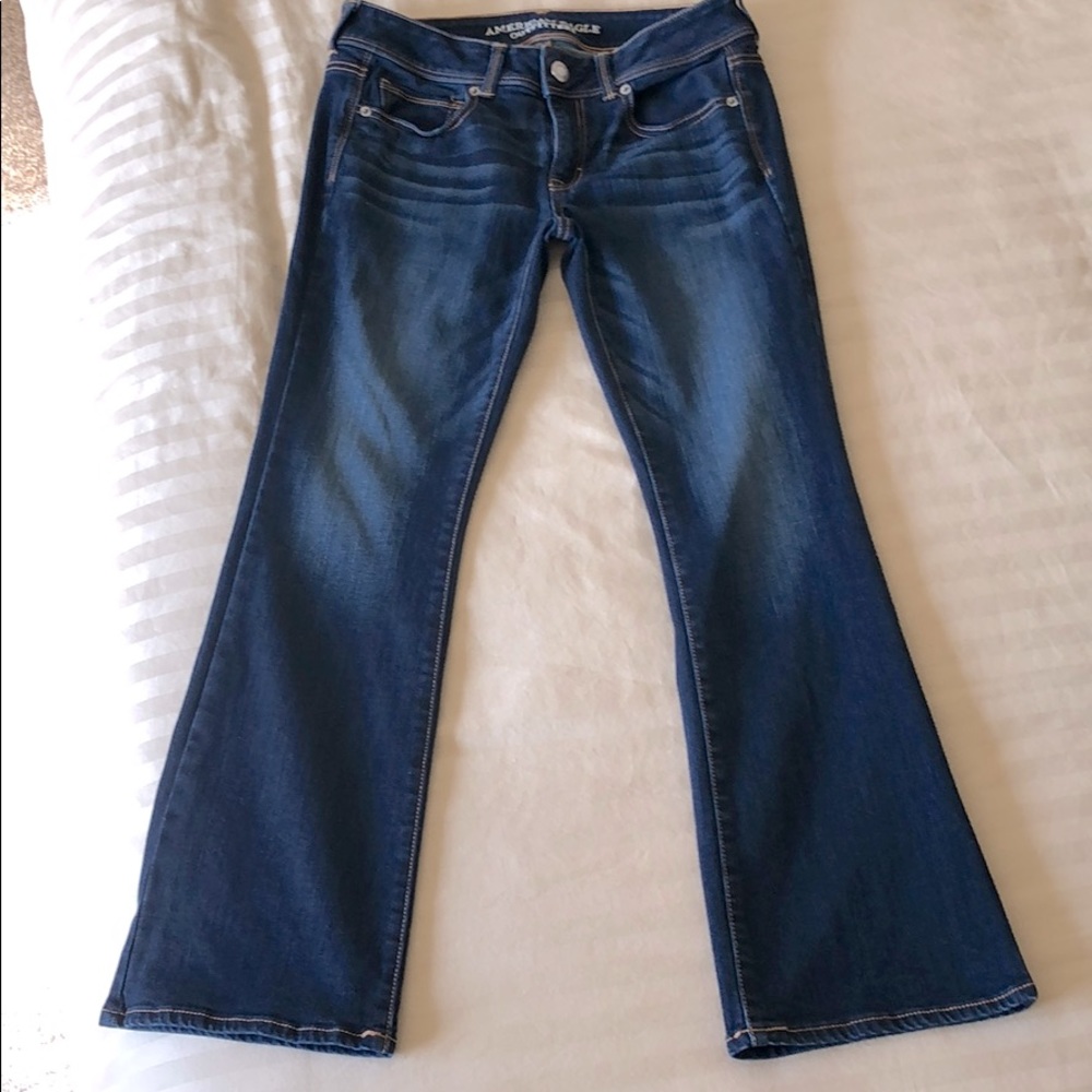 American Eagle kickboot jeans